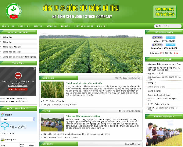 Công ty CP Giống cây trồng Hà Tĩnh
