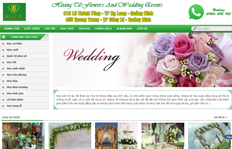 Hoang Tu Flowers And Wedding Events