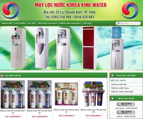 Đại lý máy lọc nước Korea King Water