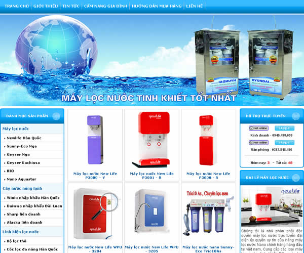 Cửa hàng máy lọc nước Nano nhập khẩu