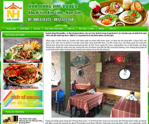 Nhà hàng Hải Tuyết - Kim Liên Nam Đàn