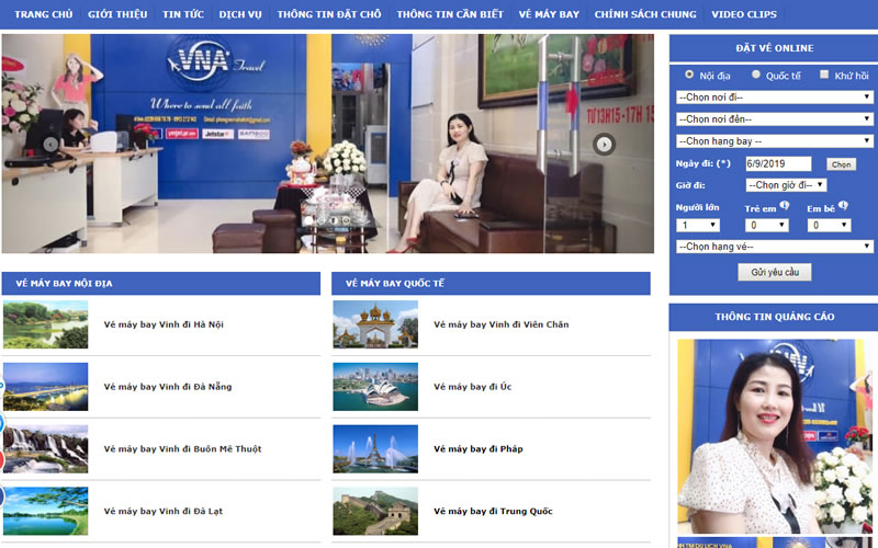 Phòng vé máy bay VNA Travel Hà Tĩnh