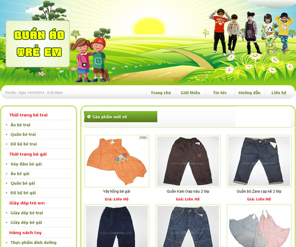 Shop quần áo trẻ em TP Vinh Nghệ An