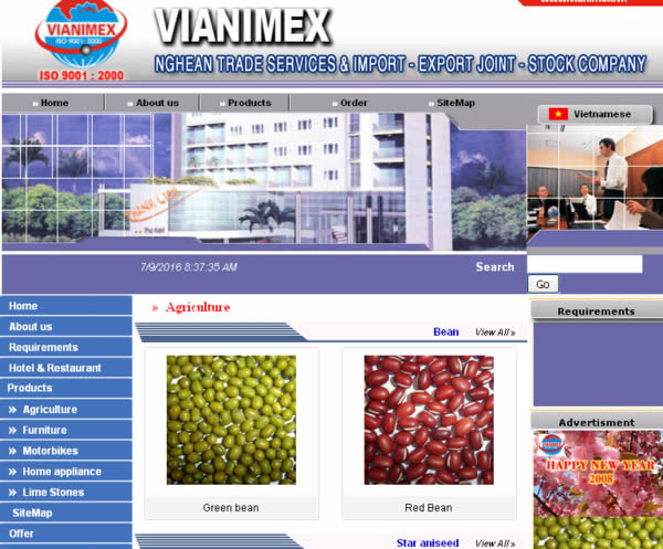 Công ty XNK và DV Tổng Hợp Nghệ An Vianimex