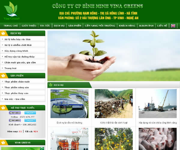 Công ty CP Bình Minh Vina Greens