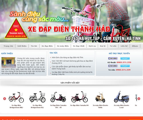 Xe đạp điện tại Hà Tĩnh