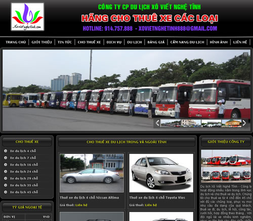 Cho thuê xe du lịch tại Hà Tĩnh