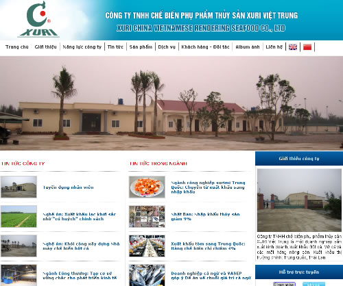 Công ty TNHH chế biến phụ phẩm thủy sản Xuri Việt Trung